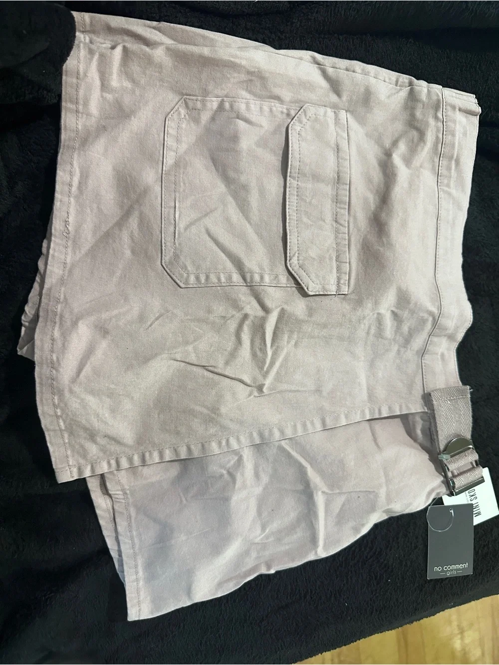 Girls' Light Mauve Skort with Adjustable Buckle